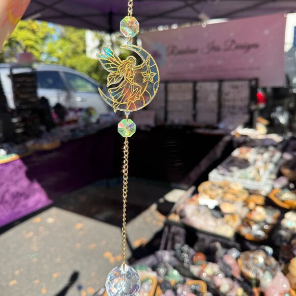 Iridescent Dragon Rainbow Suncatcher - Picture 9 of 11